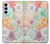 S3705 パステルフローラルフラワー Pastel Floral Flower Samsung Galaxy M14 バックケース、フリップケース・カバー