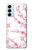 S3707 ピンクの桜の春の花 Pink Cherry Blossom Spring Flower Samsung Galaxy M14 バックケース、フリップケース・カバー