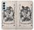 S3818 ヴィンテージトランプ Vintage Playing Card Samsung Galaxy M14 バックケース、フリップケース・カバー