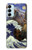 S3851 アートの世界 ヴァンゴッホ 北斎 ダヴィンチ World of Art Van Gogh Hokusai Da Vinci Samsung Galaxy M14 バックケース、フリップケース・カバー