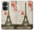 S2108 エッフェル塔パリポストカード Eiffel Tower Paris Postcard OnePlus Nord CE 3 Lite, Nord N30 5G バックケース、フリップケース・カバー