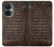 S2850 アリゲータースキングラフィック Brown Skin Alligator Graphic Printed OnePlus Nord CE 3 Lite, Nord N30 5G バックケース、フリップケース・カバー