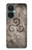 S2892 三脚巴シンボル Triskele Symbol Stone Texture OnePlus Nord CE 3 Lite, Nord N30 5G バックケース、フリップケース・カバー