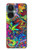 S3255 カラフルパターン Colorful Art Pattern OnePlus Nord CE 3 Lite, Nord N30 5G バックケース、フリップケース・カバー
