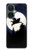 S3289 飛豚 満月 Flying Pig Full Moon Night OnePlus Nord CE 3 Lite, Nord N30 5G バックケース、フリップケース・カバー