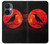 S3328 カラス赤い月 Crow Red Moon OnePlus Nord CE 3 Lite, Nord N30 5G バックケース、フリップケース・カバー