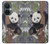 S3793 かわいい赤ちゃん雪パンダのペイント Cute Baby Panda Snow Painting OnePlus Nord CE 3 Lite, Nord N30 5G バックケース、フリップケース・カバー