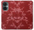 S3817 赤い花の桜のパターン Red Floral Cherry blossom Pattern OnePlus Nord CE 3 Lite, Nord N30 5G バックケース、フリップケース・カバー