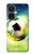 S3844 輝くサッカー サッカーボール Glowing Football Soccer Ball OnePlus Nord CE 3 Lite, Nord N30 5G バックケース、フリップケース・カバー