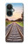 S3866 鉄道直線線路 Railway Straight Train Track OnePlus Nord CE 3 Lite, Nord N30 5G バックケース、フリップケース・カバー