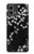S2544 黒花柄の着物 Japanese Kimono Style Black Flower Pattern Motorola Moto G Stylus 5G (2023) バックケース、フリップケース・カバー