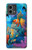 S3227 水中の世界の漫画 Underwater World Cartoon Motorola Moto G Stylus 5G (2023) バックケース、フリップケース・カバー