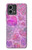 S3710 ピンクのラブハート Pink Love Heart Motorola Moto G Stylus 5G (2023) バックケース、フリップケース・カバー
