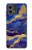 S3906 ネイビー ブルー パープル マーブル Navy Blue Purple Marble Motorola Moto G Stylus 5G (2023) バックケース、フリップケース・カバー