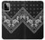 S3363 黒バンダナ Bandana Black Pattern Motorola Moto G Power (2023) 5G バックケース、フリップケース・カバー