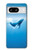 S0843 シロナガスクジラ Blue Whale Google Pixel 8 バックケース、フリップケース・カバー