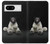 S0878 黒いくま Black Bear Google Pixel 8 バックケース、フリップケース・カバー