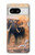 S1292 ダスティエレファントエッグレット Dusty Elephant Egrets Google Pixel 8 バックケース、フリップケース・カバー
