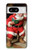 S1417 サンタクロースメリークリスマス Santa Claus Merry Xmas Google Pixel 8 バックケース、フリップケース・カバー