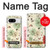 S2179 ヴィンテージ花のパターン Flower Floral Vintage Art Pattern Google Pixel 8 バックケース、フリップケース・カバー