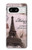 S2211 パリエッフェル塔ポストカード Paris Postcard Eiffel Tower Google Pixel 8 バックケース、フリップケース・カバー