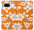 S2245 ハワイのハイビスカスオレンジ柄 Hawaiian Hibiscus Orange Pattern Google Pixel 8 バックケース、フリップケース・カバー