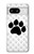 S2355 動物ポウあしあと Paw Foot Print Google Pixel 8 バックケース、フリップケース・カバー