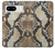 S2703 スネークスキンテクスチャグラフィックプリント Snake Skin Texture Graphic Printed Google Pixel 8 バックケース、フリップケース・カバー