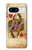 S2833 ポーカーカード ハートの女王 Poker Card Queen Hearts Google Pixel 8 バックケース、フリップケース・カバー