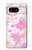 S3036 ピンクフラワーフローラ Pink Sweet Flower Flora Google Pixel 8 バックケース、フリップケース・カバー
