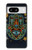 S3175 ハムサハンドモザイク Hamsa Hand Mosaics Google Pixel 8 バックケース、フリップケース・カバー