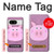 S3269 豚の漫画 Pig Cartoon Google Pixel 8 バックケース、フリップケース・カバー
