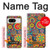 S3272 カラフルなパターン Colorful Pattern Google Pixel 8 バックケース、フリップケース・カバー