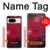 S3368 ゾディアックレッドギャラクシー Zodiac Red Galaxy Google Pixel 8 バックケース、フリップケース・カバー