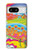 S3407 ヒッピーアート Hippie Art Google Pixel 8 バックケース、フリップケース・カバー