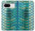 S3414 緑のヘビの鱗 グラフィックプリント Green Snake Scale Graphic Print Google Pixel 8 バックケース、フリップケース・カバー