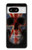 S3848 イギリスの旗の頭蓋骨 United Kingdom Flag Skull Google Pixel 8 バックケース、フリップケース・カバー