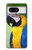 S3888 コンゴウインコの顔の鳥 Macaw Face Bird Google Pixel 8 バックケース、フリップケース・カバー