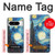S0582 ゴッホ 星降る夜 Van Gogh Starry Nights Google Pixel 8 pro バックケース、フリップケース・カバー