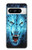 S0752 青火災狼 Blue Fire Grim Wolf Google Pixel 8 pro バックケース、フリップケース・カバー