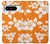 S2245 ハワイのハイビスカスオレンジ柄 Hawaiian Hibiscus Orange Pattern Google Pixel 8 pro バックケース、フリップケース・カバー