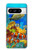 S2568 海と魚とサンゴ Sea Seabed Fish Corals Underwater Ocean Google Pixel 8 pro バックケース、フリップケース・カバー