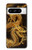 S2804 ゴールドドラゴンプリント Chinese Gold Dragon Printed Google Pixel 8 pro バックケース、フリップケース・カバー