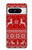 S2835 クリスマス トナカイ パターン Christmas Reindeer Knitted Pattern Google Pixel 8 pro バックケース、フリップケース・カバー