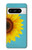 S3039 ひまわり Vintage Sunflower Blue Google Pixel 8 pro バックケース、フリップケース・カバー