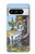 S3067 タロットカード カップの女王 Tarot Card Queen of Cups Google Pixel 8 pro バックケース、フリップケース・カバー