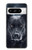 S3168 ドイツのシェパード・ブラック・ドッグ German Shepherd Black Dog Google Pixel 8 pro バックケース、フリップケース・カバー
