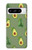 S3285 アボカドパターン Avocado Fruit Pattern Google Pixel 8 pro バックケース、フリップケース・カバー