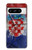 S3313 クロアチアflag Vintage Football Graphic Croatia Flag Vintage Football Graphic Google Pixel 8 pro バックケース、フリップケース・カバー