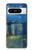 S3336 ヴァン・ゴッホローソンの星空 Van Gogh Starry Night Over the Rhone Google Pixel 8 pro バックケース、フリップケース・カバー